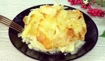 Начистила картошку, залила молоком и в духовку. Теперь часто так готовлю: просто и вкусно