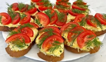 Бутерброды с яичной намазкой к чаю