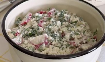 Салат с редисом и творогом: рецепт легкого весеннего блюда