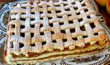 Бабушкин пирог с яблоками