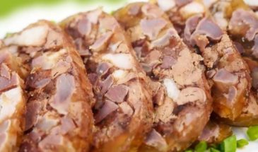 Куриный зельц из субпродуктов