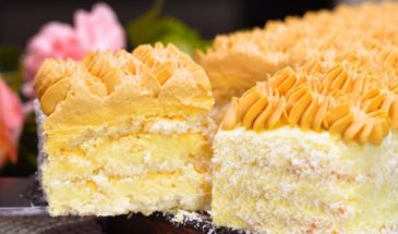 Вкусное наслаждение. Нежный торт без сливок и муки для большой компании