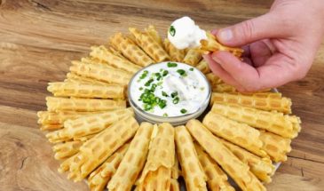 Из обычной картошки готовлю вкусную закуску. Простой рецепт: такие вафли вы точно не пробовали