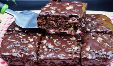 Нежный шоколадный торт без муки и масла