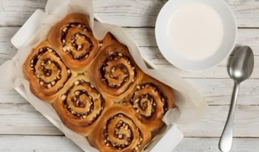 Яблочные булочки-улитки с корицей и орехами: простой рецепт вкусной выпечки