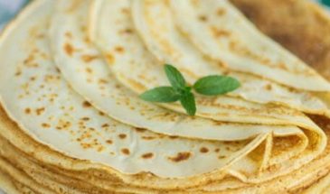 Заварные блины на молоке с кипятком