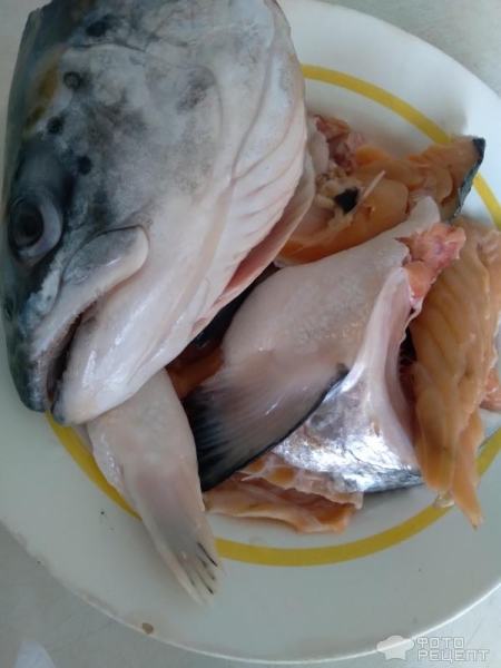 Рецепт: Уха из красной рыбы наваристая — по-домашнему