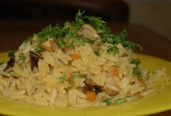 Как приготовить плов с курицей