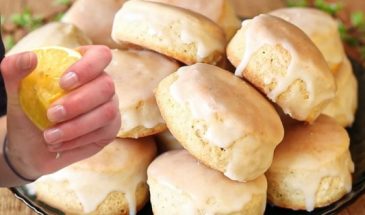 Творожные пряники с лимонной глазурью