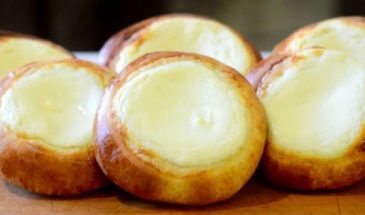 Вкусные булочки со сладкой начинкой: пошаговый рецепт