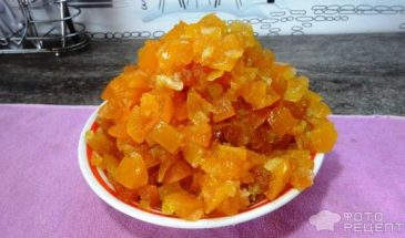 Рецепт: Цукаты из грейпфрута — Очень ароматные. нежные цукаты.