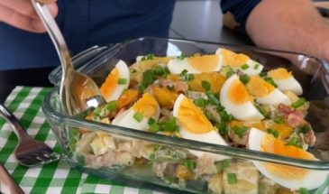 Сытный и вкусный: рецепт салата из курицы и картофеля