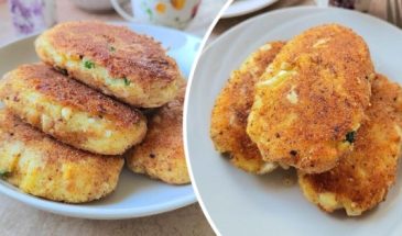 Яичные котлеты с зеленым луком