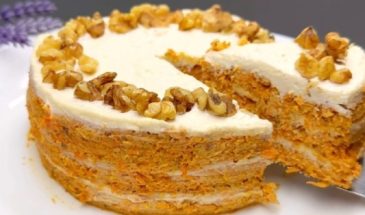 Морковный торт без выпечки