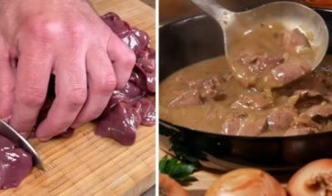 Мягкая куриная печень по-чешски