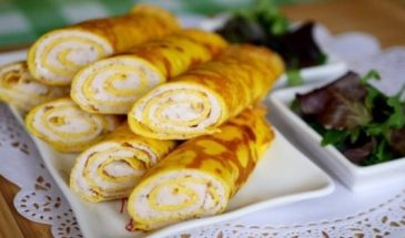 Закусочные блинчики с начинкой