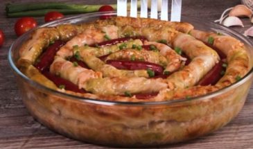 Запеченные голубцы по-охотничьи