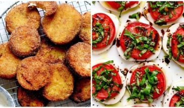На кухне нет места скуке: как приготовить жареную моцареллу с помидорами