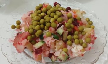 Рецепт: Классический винегрет — Рецепт настоящего классического винегрета.