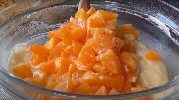 Самый вкусный пирог с мандаринами. Новогодний рецепт за 15 минут: всего 4 ингредиента