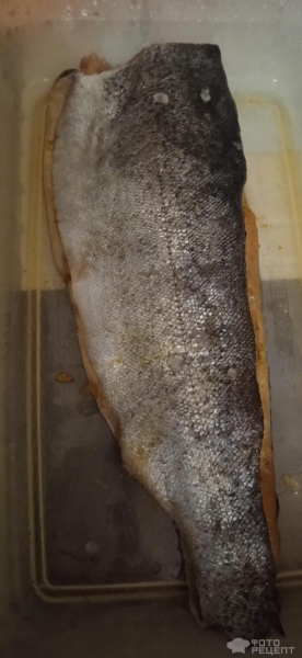 Рецепт: Красная рыба соленая - Вкусная красная рыба