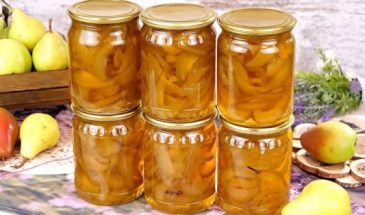 Варенье из груш с лимоном