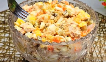 Давно забытый рецепт. Вкусный салат из простых ингредиентов: без майонеза
