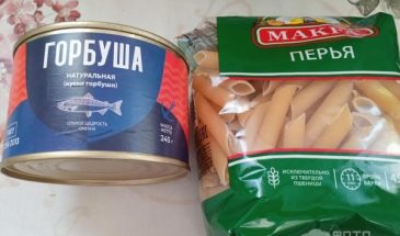 Рецепт: Паста с рыбным соусом — » А- ля пенне с лососем» или паста с консервой