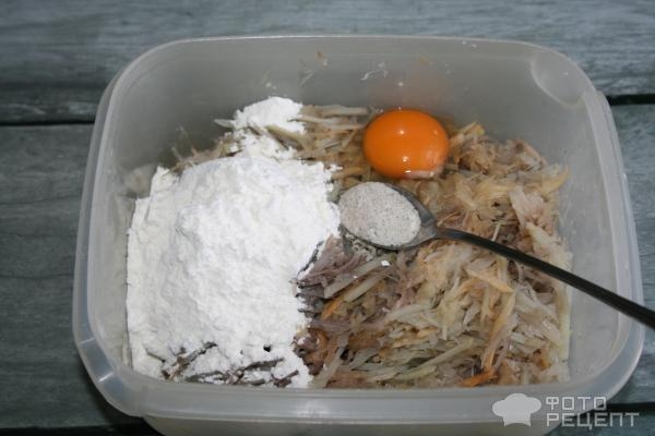 Рецепт: Драники запеченные - с картофелем и репой