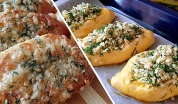 Открытые булочки с сыром