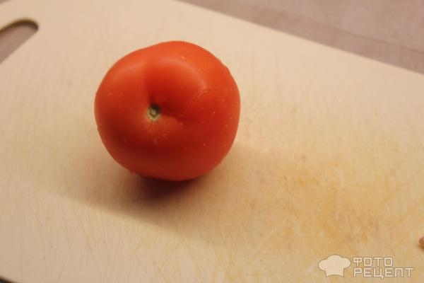 Рецепт: Бризоль из фарша - с томатами