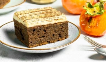 Шоколадный торт с хурмой и ореховым кремом: рецепт изумительного десерта