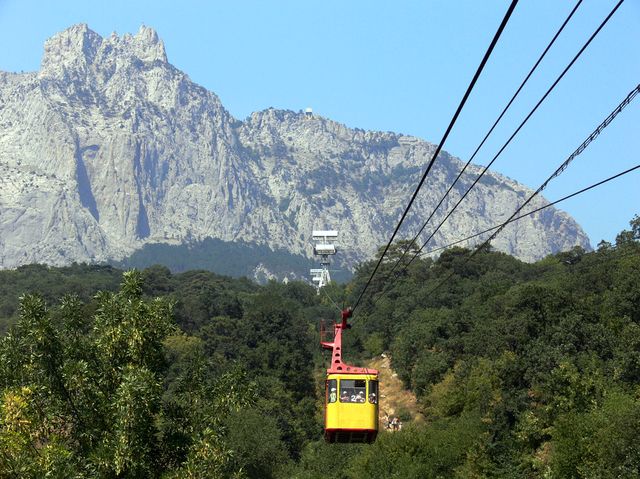 Канатная дорога в Крымских горах