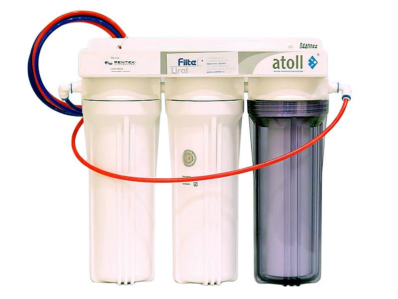 Преимущества проточных фильтров для воды Атолл