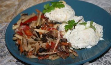 Рецепт: Паровые котлеты с начинкой — из филе куриной грудки