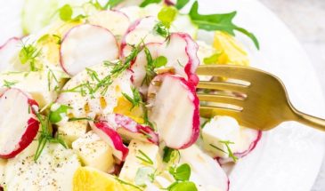 Кулинарные нотки весны: салат из редиса и яиц