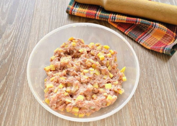 Картошка с фаршем в духовке
