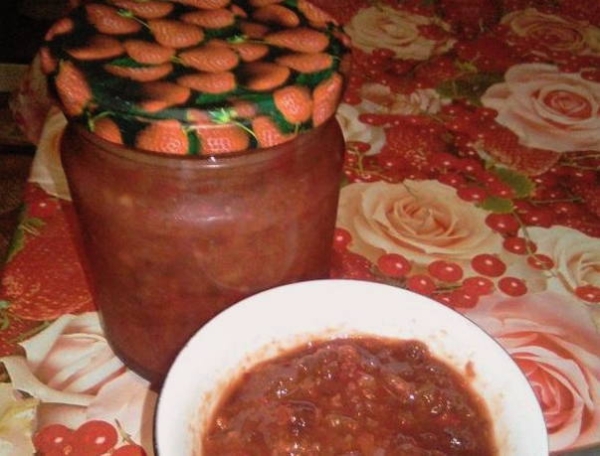 Аджика из сливы на зиму
