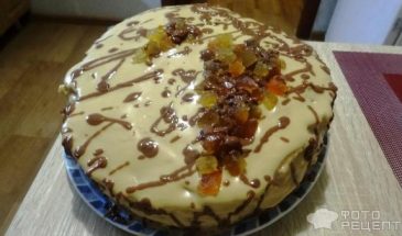 Рецепт: Пирог из манной крупы — Простой, сытный пирог.