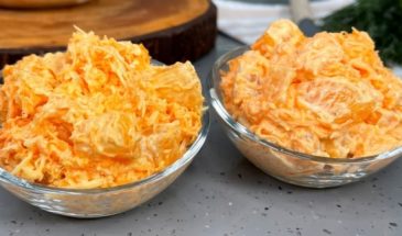 Весенний салат «Вкуснота». Мы готовили его на уроках труда в школе: 3 минуты и готово