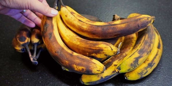 Десерт из переспевших бананов