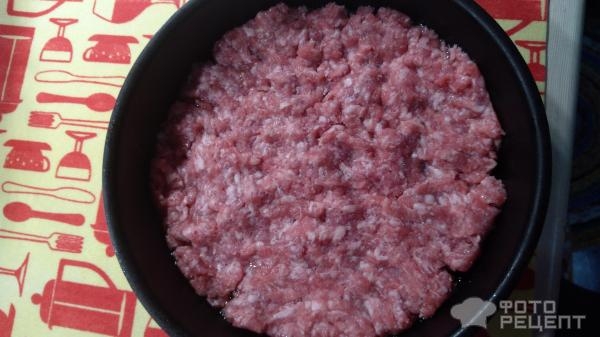 Рецепт: Мясо по-французски «Нежность» — с фаршем