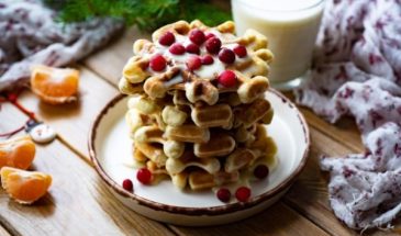 Бельгийские вафли без масла