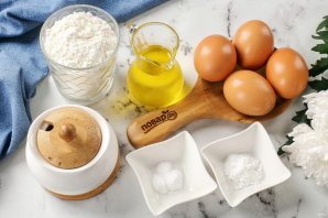 Бисквит на кипятке в мультиварке