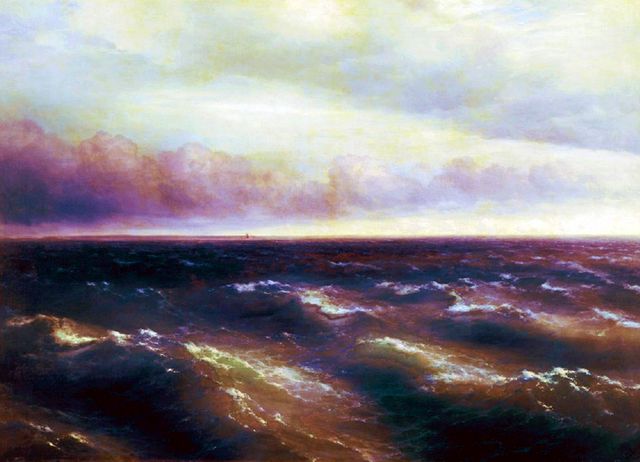 И.К.Айвазовский. Чёрное Море.1881
