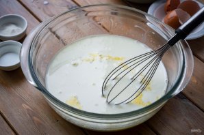 Блинный торт с кремом чиз