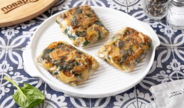 Блины из рисовой бумаги с шампиньонами