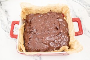 Брауни с вишней и маскарпоне