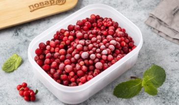 Брусника замороженная домашняя