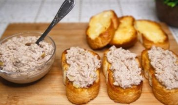 Намазка из жареного лука и яблока